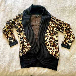 Black Rivet Soft Cardigan